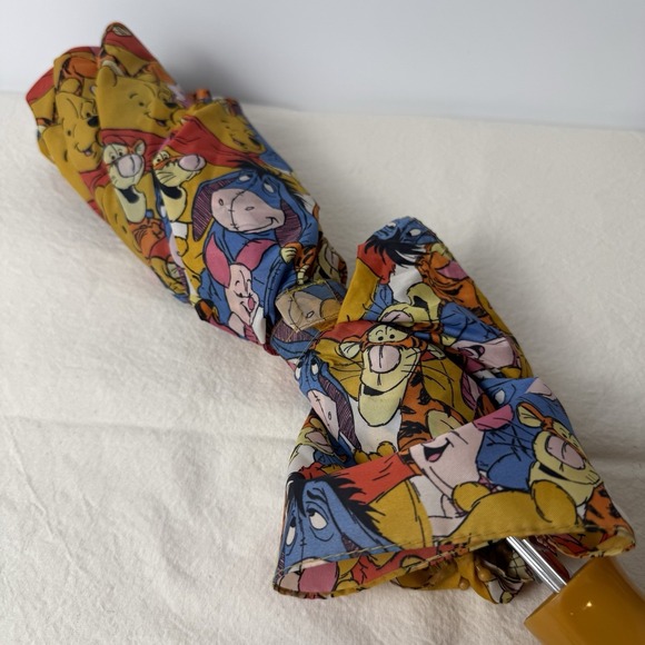 Shawna Hofmann Accessories - VTG Winnie The Pooh And Friends Folding Push Button Umbrella All Over Print